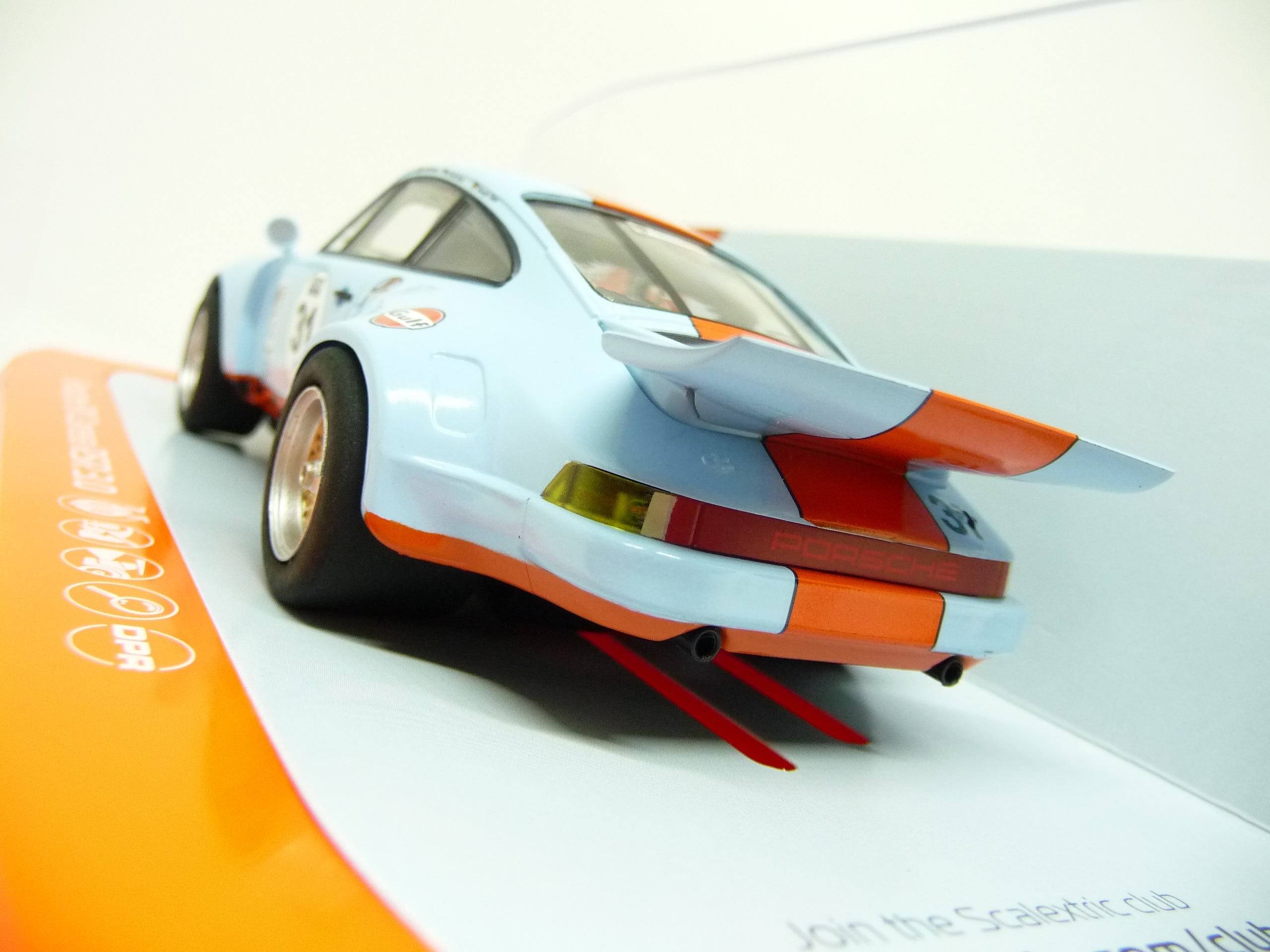 Scalextric - C4304 Porsche 911 Carrera RSR 3 0 Gulf Edition slot car also suits Carrera