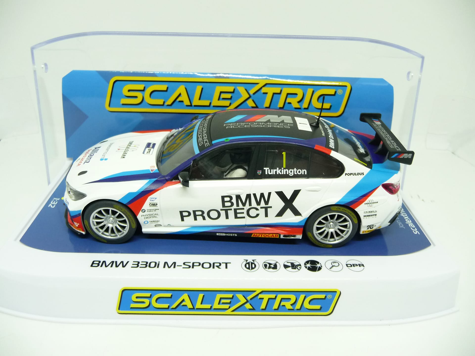 Scalextric - C4188 1:32 BMW 330i M-Sport BTCC 2019 Colin Turkington
