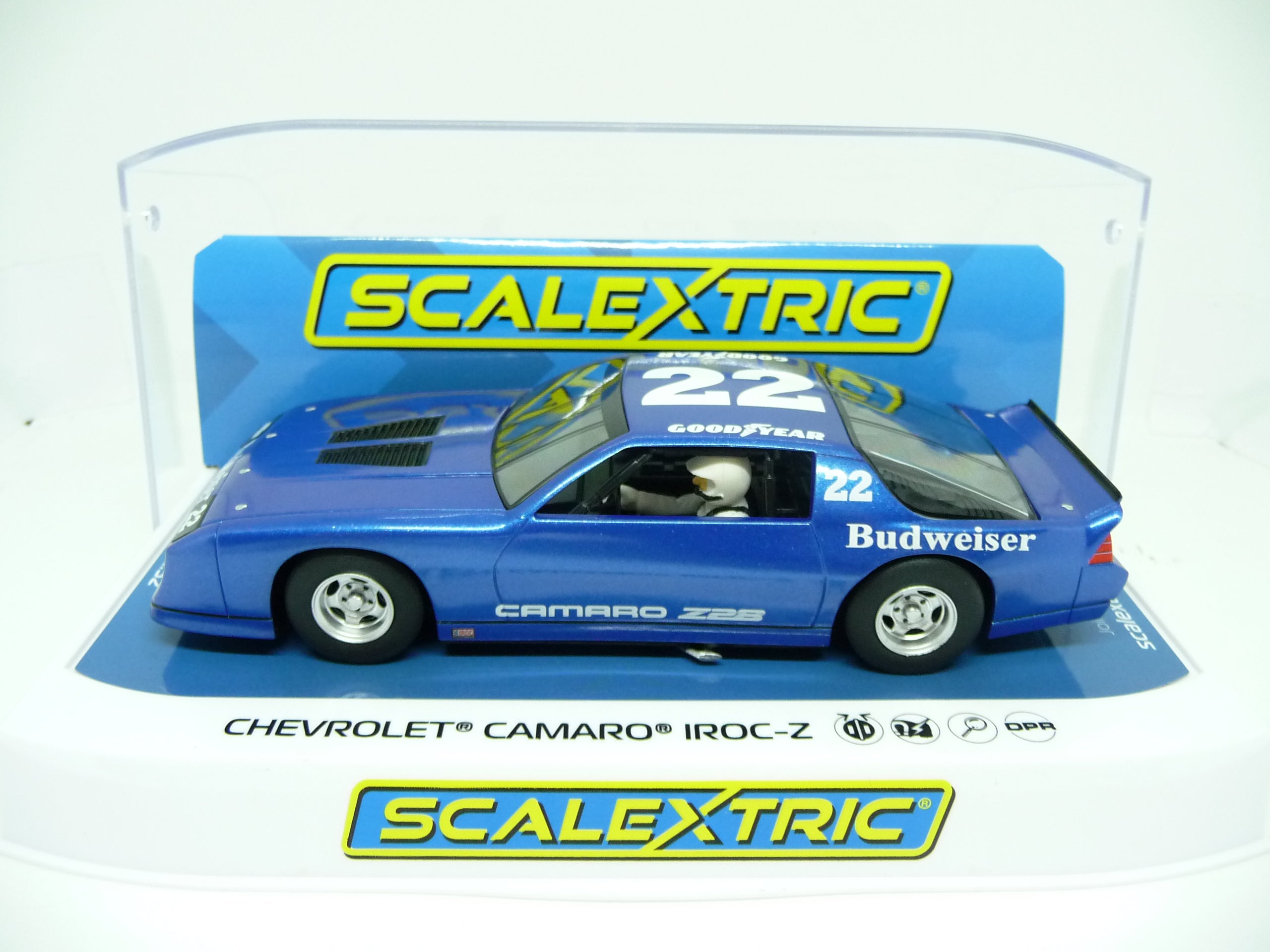 Scalextric - C4145 1:32 Chevrolet IROC Z Slot Car also suits Carrera