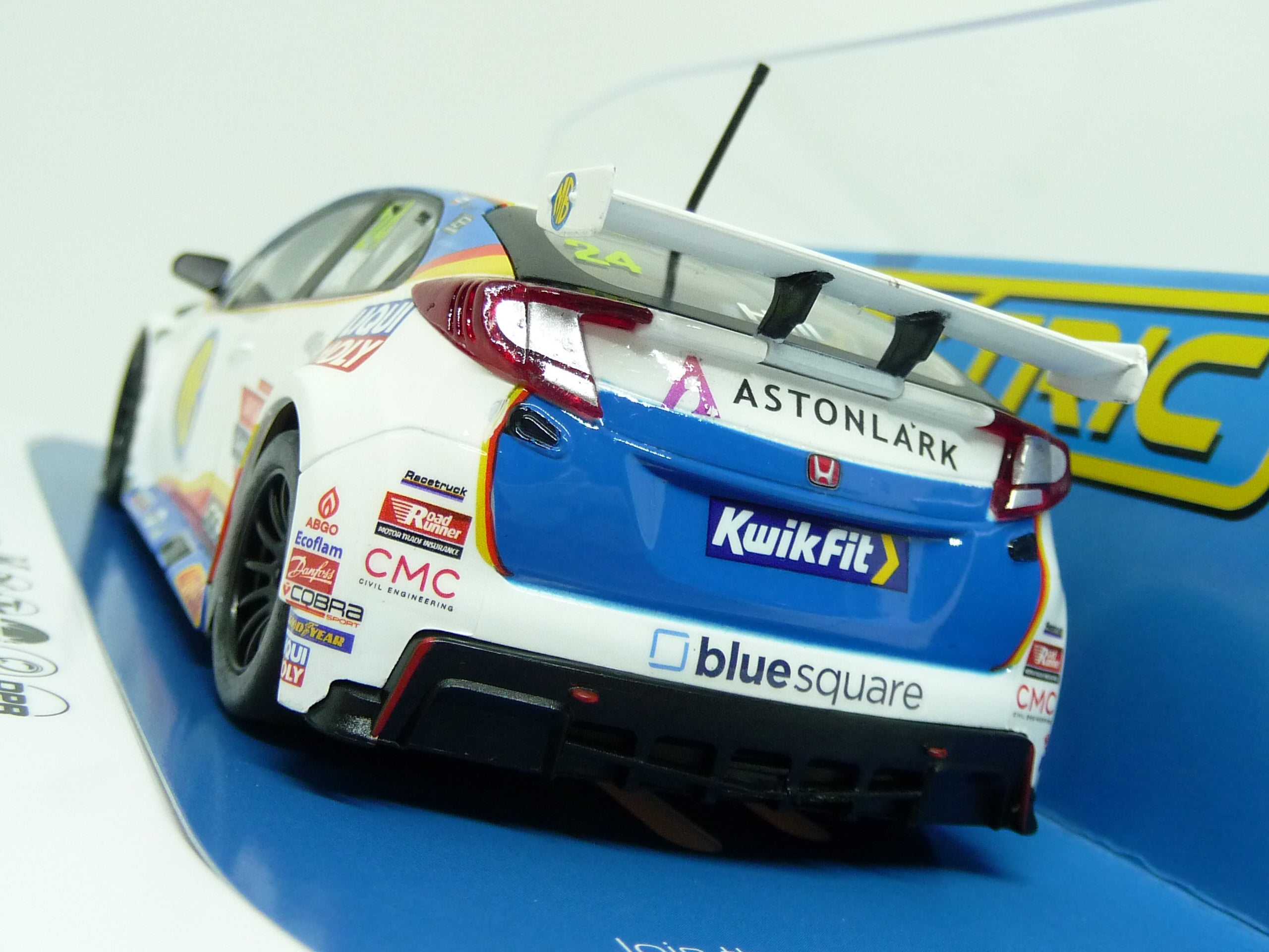 Scalextric - C4210 1:32 BTCC Honda Civic Type R NGTC No24 Jake Hill Slot car