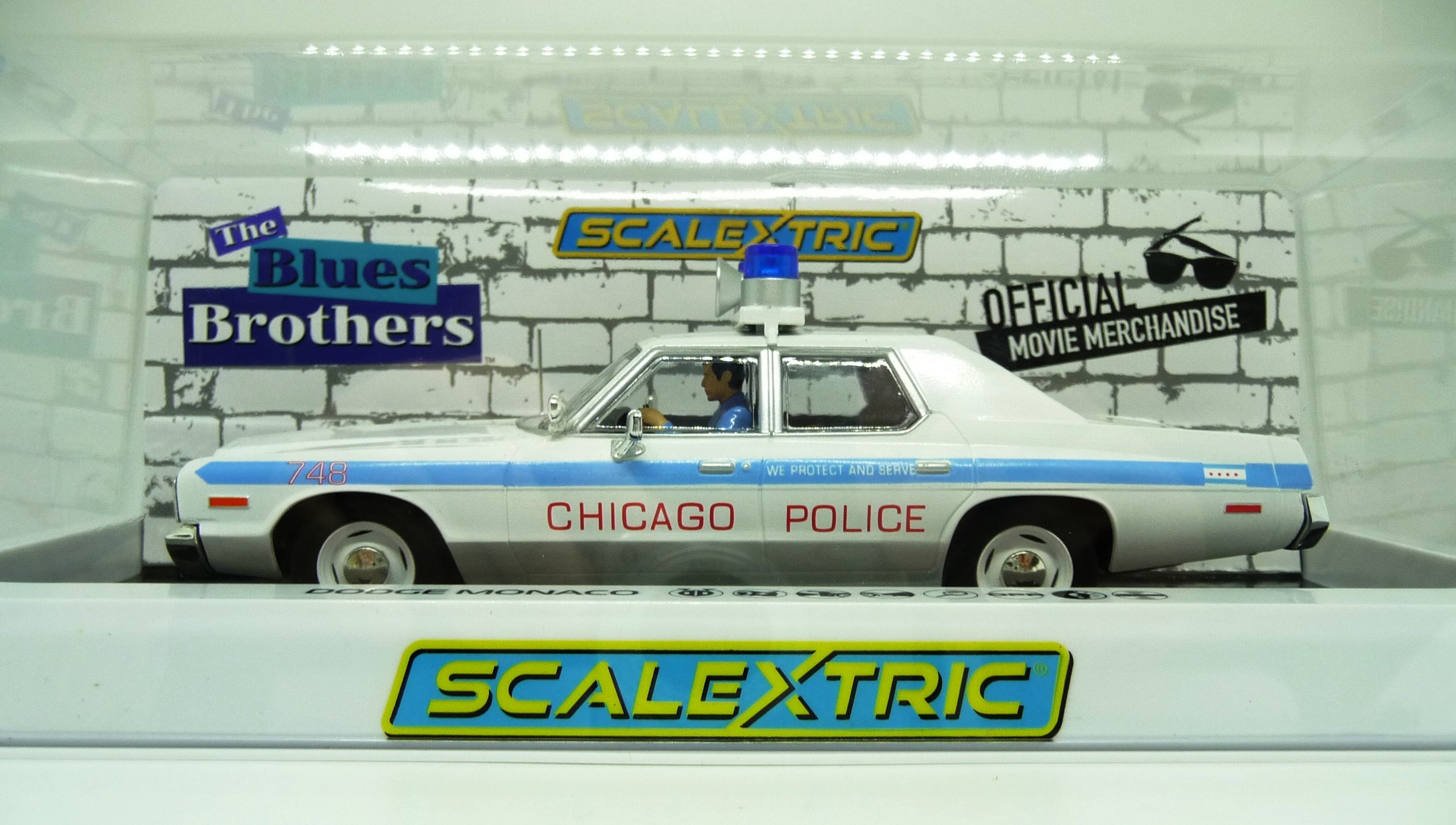 Scalextric - C4407 Dodge Monaco - Blues Brothers - Chicago Police