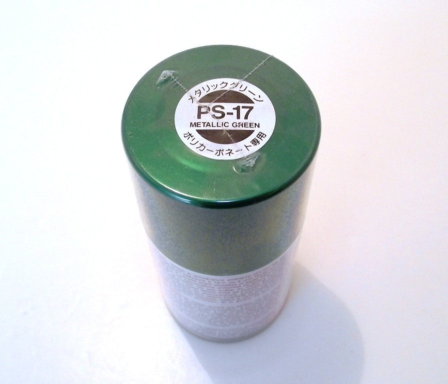 PS-17   TAMIYA POLYCARBONATE SPRAY PAINT METALLIC GREEN