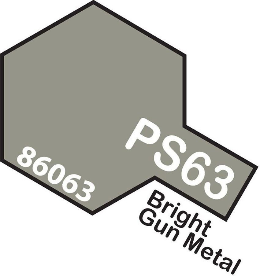 TAMIYA PS-63 BRIGHT GUN METAL