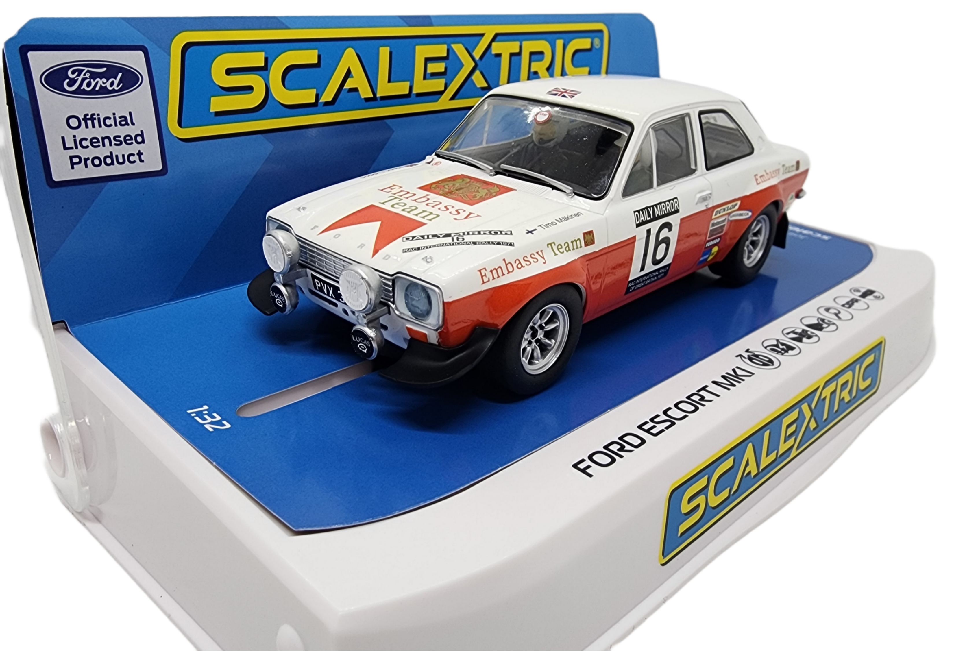 Scalextric - C4324 Ford Escort Mk1 - Rac Rally 1971