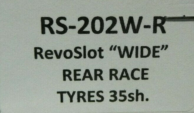 RevoSlot - RS-202W-R RevoSlot WIDE Rear Race Tyres 35sh