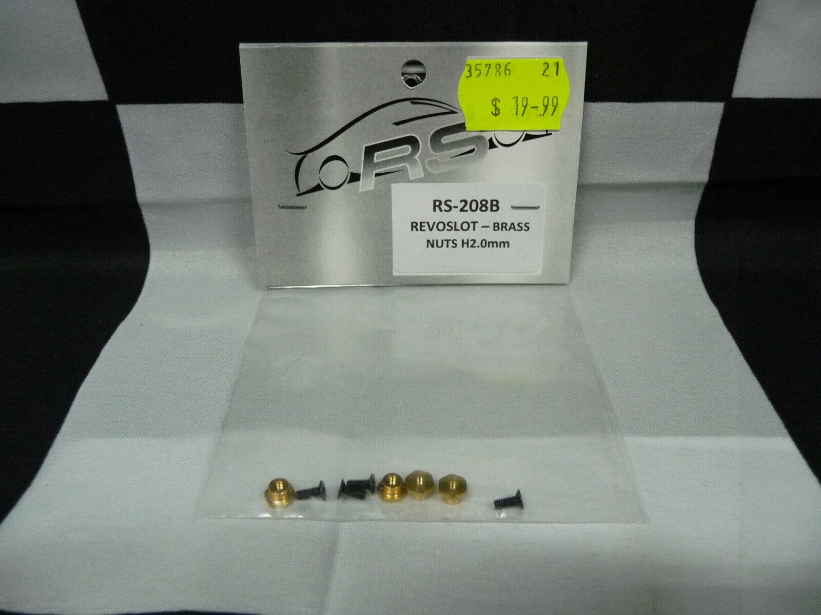 RevoSlot - RS-208B RevoSlot Brass Nuts H2.0mm + Screws