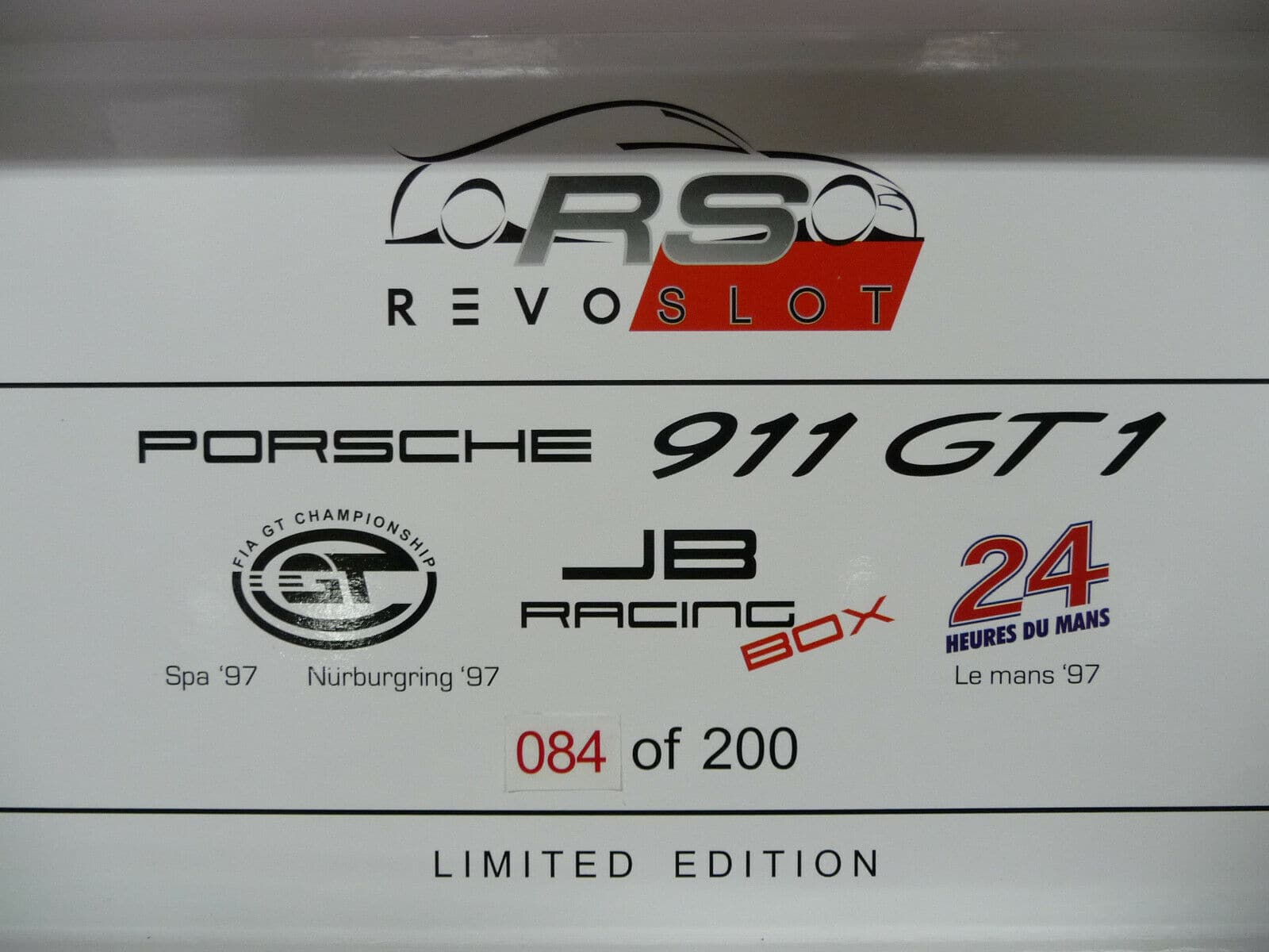 Revoslot - RS0092 Porsche 911 GT1 3 Car Pack JB Racing suit Scaletric/Carrera
