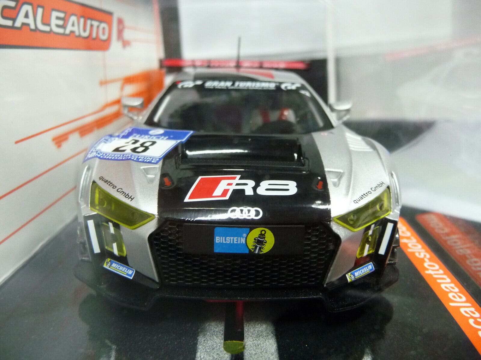 Scaleauto - 1:32 SC6163R Audi LMS GT3 No28 slot car also Suits Scalextric & Carrera