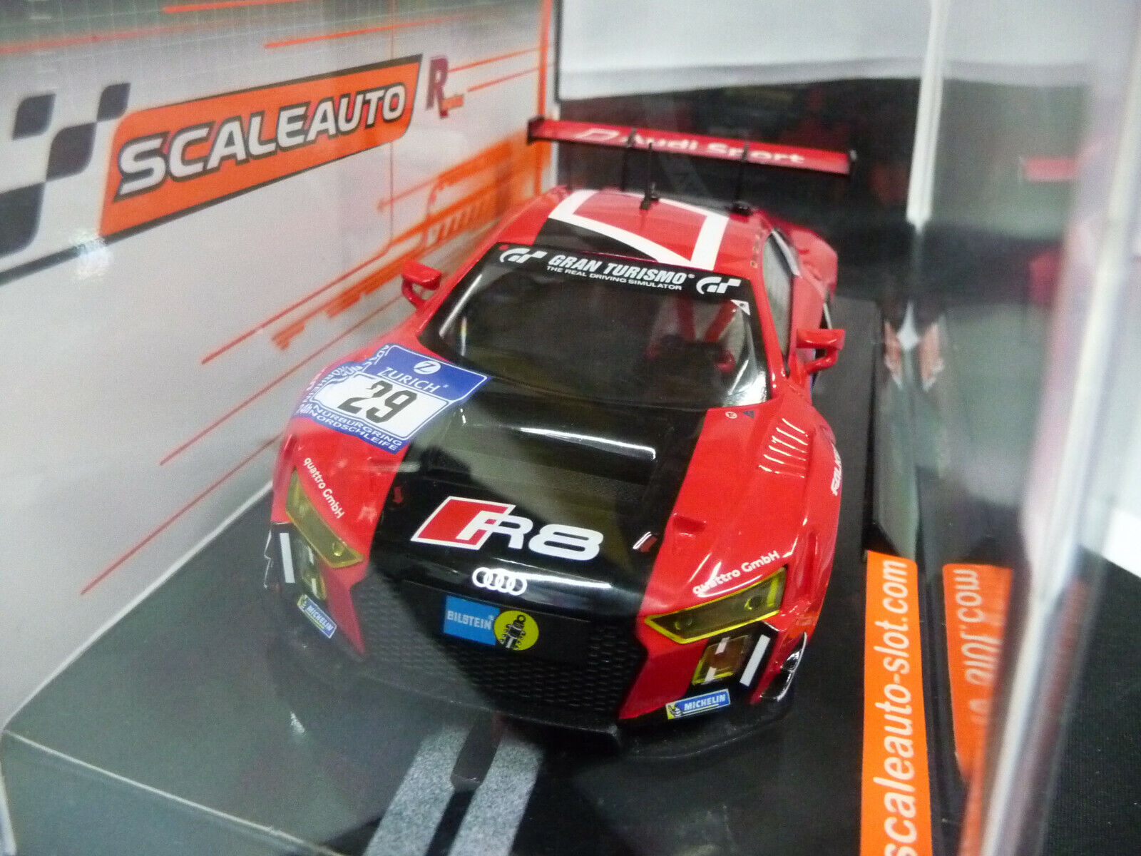 Scaleauto - 1:32 SC6172R Audi LMS GT3 No29 slot car also suits Scalextric & Carrera