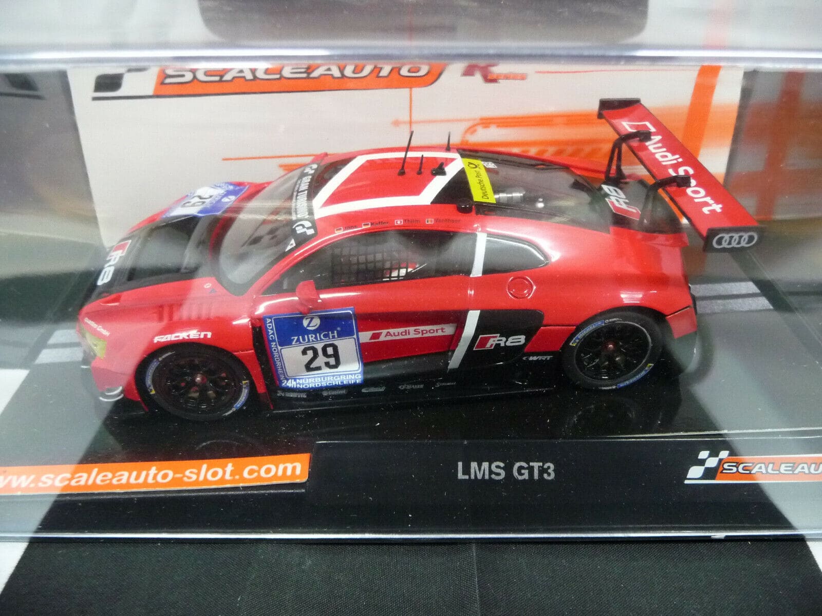 Scaleauto - 1:32 SC6172R Audi LMS GT3 No29 slot car also suits Scalextric & Carrera