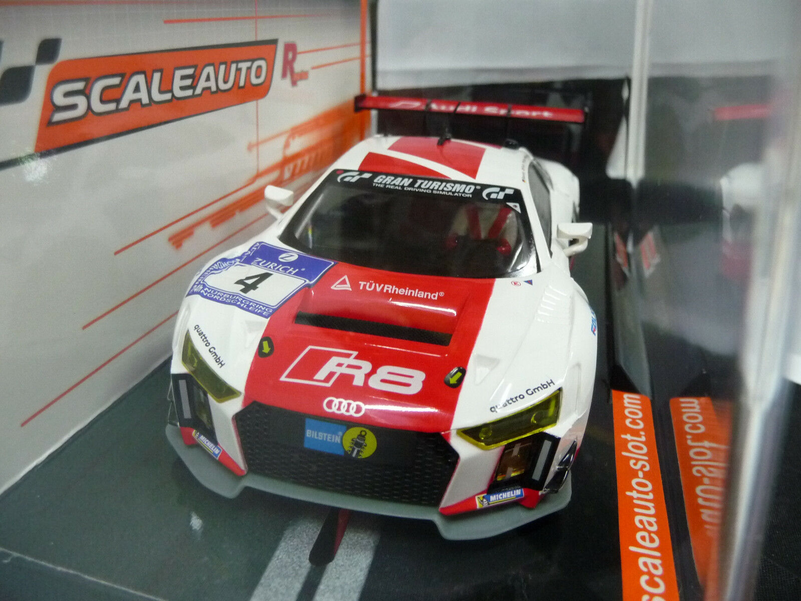Scaleauto - 1:32 SC6174R Audi LMS GT3 N/burg 15 Team Phoenix slot car also suits Scalextric & Carrera