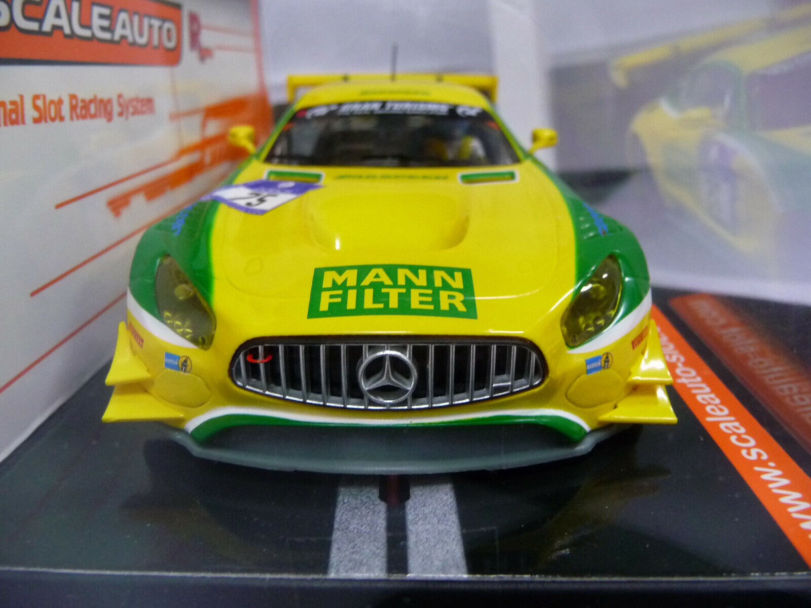 Scaleauto - 1:32 SC6229R Mercedes AMG GT3 N/burg 16 6th No75 - Suits Scalextric & Carrera