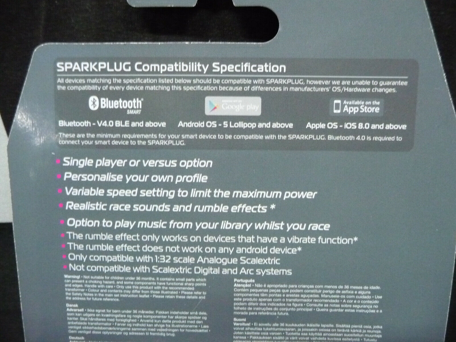 Scalextric - C8333 SparkPlug - turn your smart device into a wireless controller