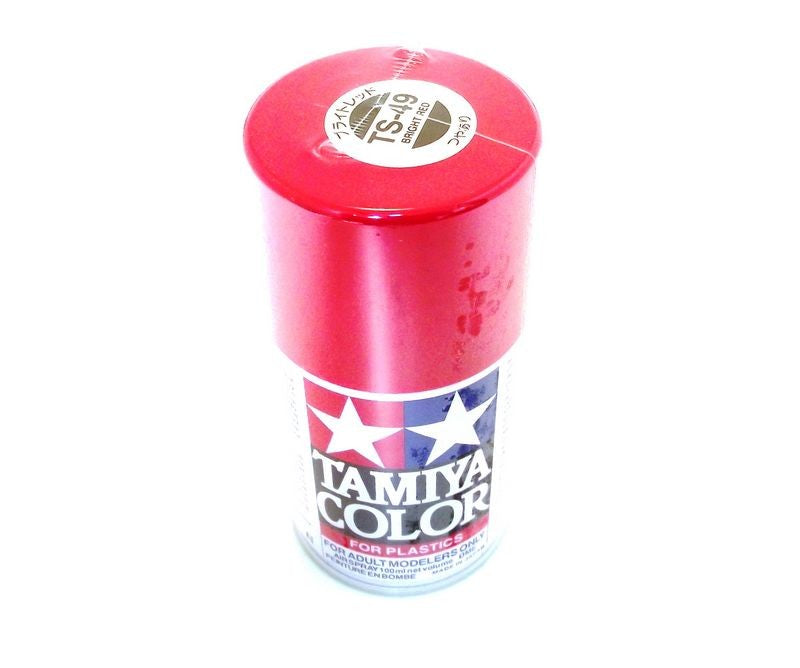 TS-49   TAMIYA ACRYLIC SPRAY PAINT  BRIGHT RED