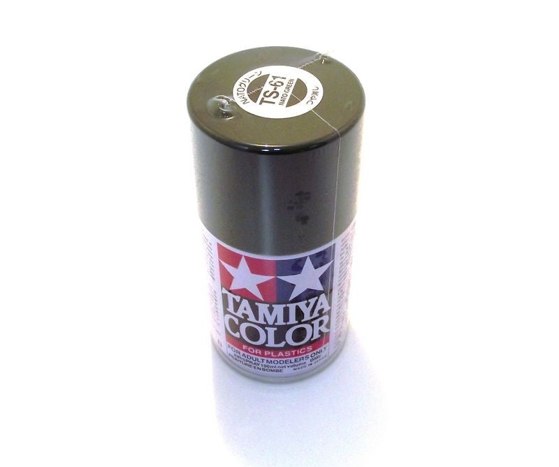 TS-61   TAMIYA ACRYLIC SPRAY PAINT  NATO GREEN